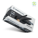 Luva de Procedimento Látex Preta Com Pó 100un - Unigloves