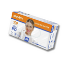 Luva de Látex Branca Sem Pó 100un - Inoven