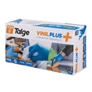 Luva Vinilplus Azul Sem Pó 100un - Talge