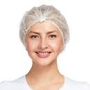 Touca Descartável TNT Branca 100un Modelo Nobre