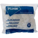 Touca Descartável TNT Elástico Branca 100un - Dr. Luvas