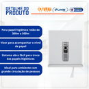 Dispenser Para Papel Higiênico Rolão Branco - Street Nobre