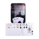 Jogo de Baralho Duplo Com Estojo Em Lata - Dallas MB