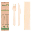 Conjunto de Garfo Faca e Guardanapo 100un - Talge