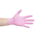 Luva Nitrílica Rosa Sem Pó 100un - Talge