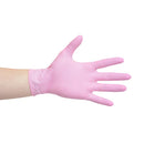 Luva Nitrílica Rosa Sem Pó 100un - Inoven