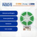Arame Encapado Para Jardinagem Amarrar Sacos + Cortador 50M - MB