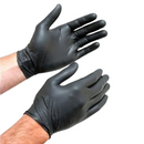 Luva Vinilplus Preta Sem Pó 100un - Talge