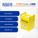 Caixa Coletora Para Material Perfurocortante Premium 1,5L - Descarbox