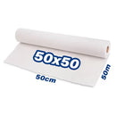Lençol de Papel Branco 50 cm x 50 m 6 Rolos- Mandypel