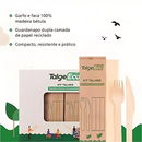 Conjunto de Garfo Faca e Guardanapo 100un - Talge