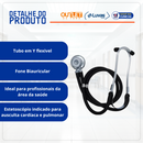 Estetoscópio Rappaport Duplo Preto - Supermedy