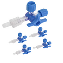 Torneira 3 Vias Luer Slip 50un - Medix