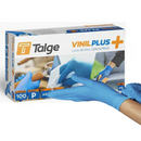 Luva Vinilplus Azul Sem Pó 100un - Talge