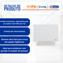 Dispenser Para Papel Toalha Interfolhas 3D Inox Branco - Select Nobre