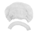 Touca Descartável TNT Elástico Branca 100un - Dr. Luvas