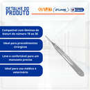 Cabo De Bisturi N4 Inox 14cm - Vital