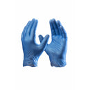 Luva Vinil Azul Sem Pó 100un - Descarpack