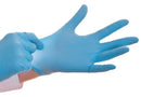 Luva Nitrílica Azul Sem Pó 100un - Descarpack