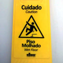 Placa Plástica Sinalizador Piso Molhado - Nobre