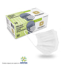 Mascara Cirúrgica Tripla com Elástico 50un - Descarpack