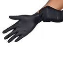 Luva TPE Preta Sem Pó 100un - Talge