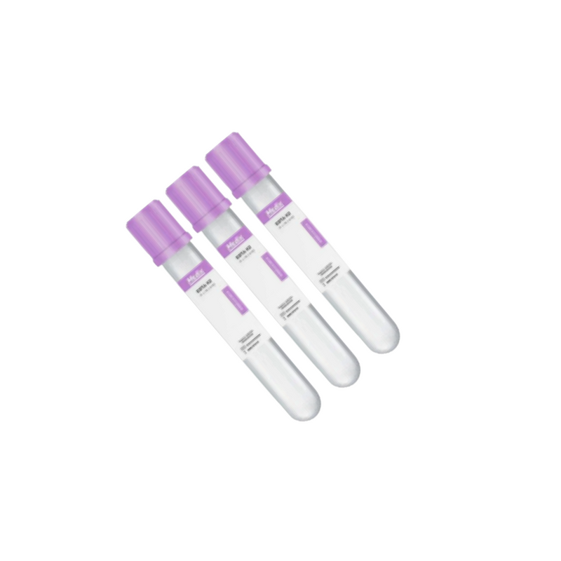 Tubo Edta K2 4.0 ml 100un Tampa Roxa - Medix
