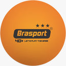 Bolas Para Tênis de Mesa 40mm 3un - Brasport MB