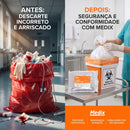Saco de Lixo Infectante Branco 30L 100un - Medix