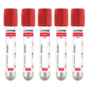 Tubo de Coleta de Sangue Siliconizado 4ml Vermelho 100un - Labor Import