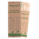 Conjunto de Garfo Faca e Guardanapo 100un - Talge