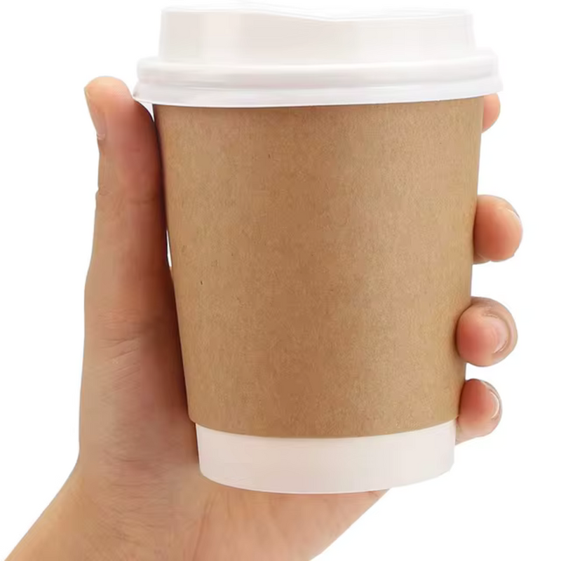 Tampa Plástica Para Copo Térmico de Papel 300ml 25un - Inoven