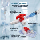 Torneira Descartável 3 Vias Luer Lock - Descarpack