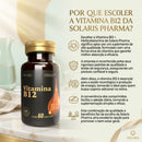 Vitamina B12 500mg 60 Comprimidos  Solaris