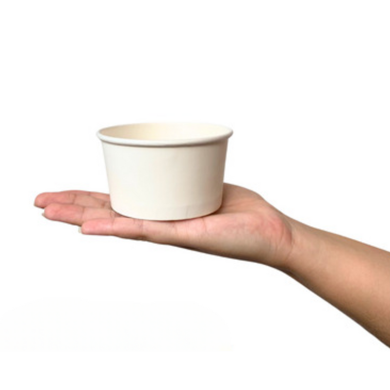 Pote de Papel Para Sorvete 150ml 25un Descartável Vabene