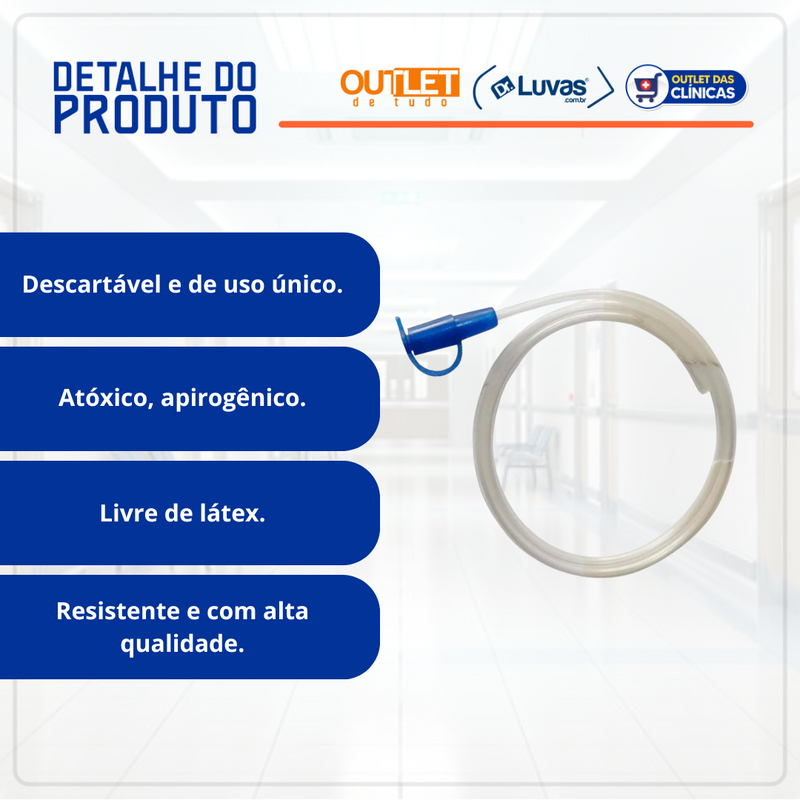 Sonda Uretral Descartável 4FR e 12 FR - Medix