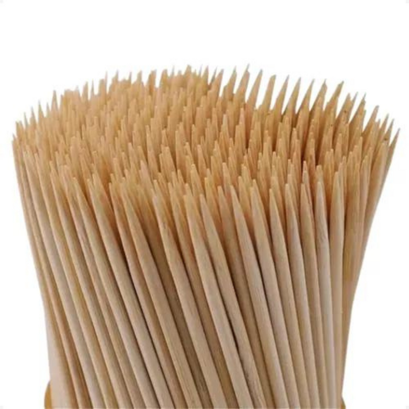 Espeto De Churrasco Bambu 18cm 50un - Talge