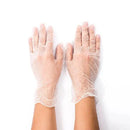 Luva de Vinil Com Pó 100un - Celeste