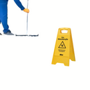 Placa Plástica Sinalizadora Em Manutenção - Nobre