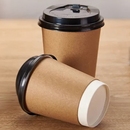 Copo De Papel Kraft Para Café 350ml 25un - Talge