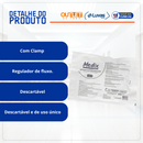 Extensor 2 Vias com Clamp 40un - Medix