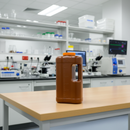 Coletor 24 horas Com Alça Ambar Tampa Laranja 3L unidade - Firstlab