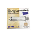Seringa 60ml Luer Slip 25un - Descarpack