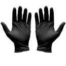 Luva Vinilplus Preta Sem Pó 100un - Talge