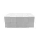 Lixa Em Bloco Polidor Branco Para Unhas Gel Porcelana 10un - MC