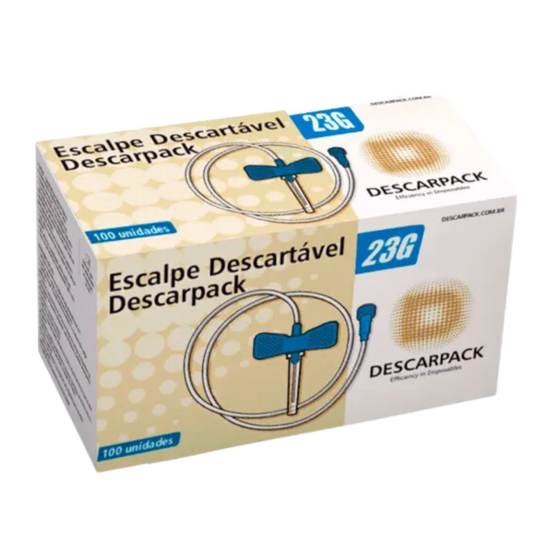 Escalpe Descartável 100un - Descarpack