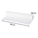 Lençol de Papel 100% Celulose 70cm x 50m 10 Rolos - Mandypel