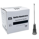 Agulha Hipodérmica Descartável 25x0,70mm 22G 100un - Wiltex