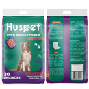 Tapete Higiênico Premium 80x60 cm 30un - Huspet