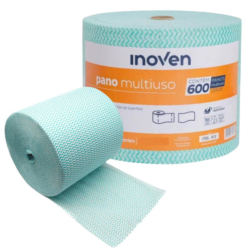 Pano Multiuso 20cm x 300m Verde - Inoven